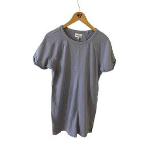 American Giant Women's Purple Knit Light Weight Casual Shirt Dress - Medium